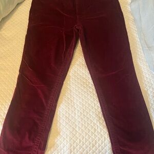 7 Jeans, velvet burgundy, size 20, super cute and tummy control